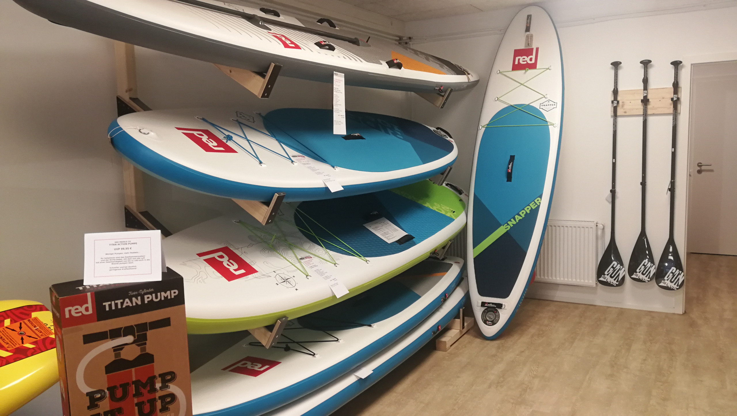 End of season Rabatt auf Red Paddle Co Boards & Paddel