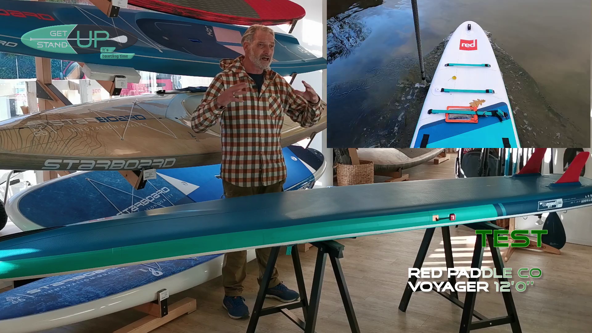 Video: Test Red Paddle Voyager 12’0