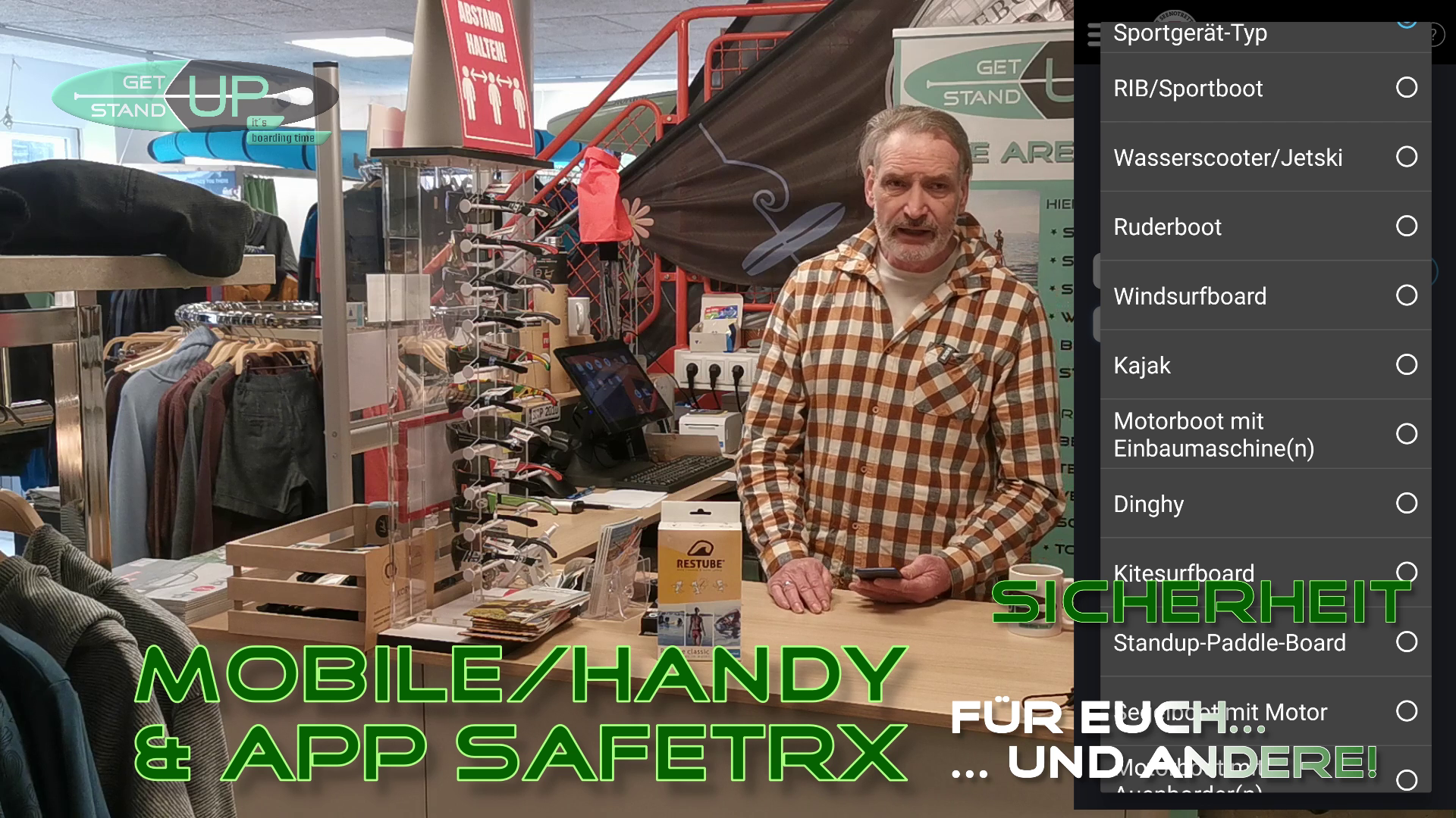 Video: Sicherheit beim SUP