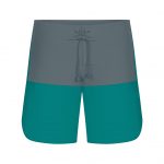 bleed clothing 2233 econyl max flex boardshorts petrol blue grey 1