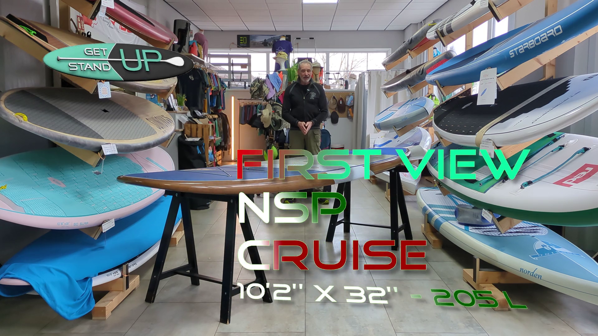 Video First view: NSP Cruise 10’2 CocoFlex Blue