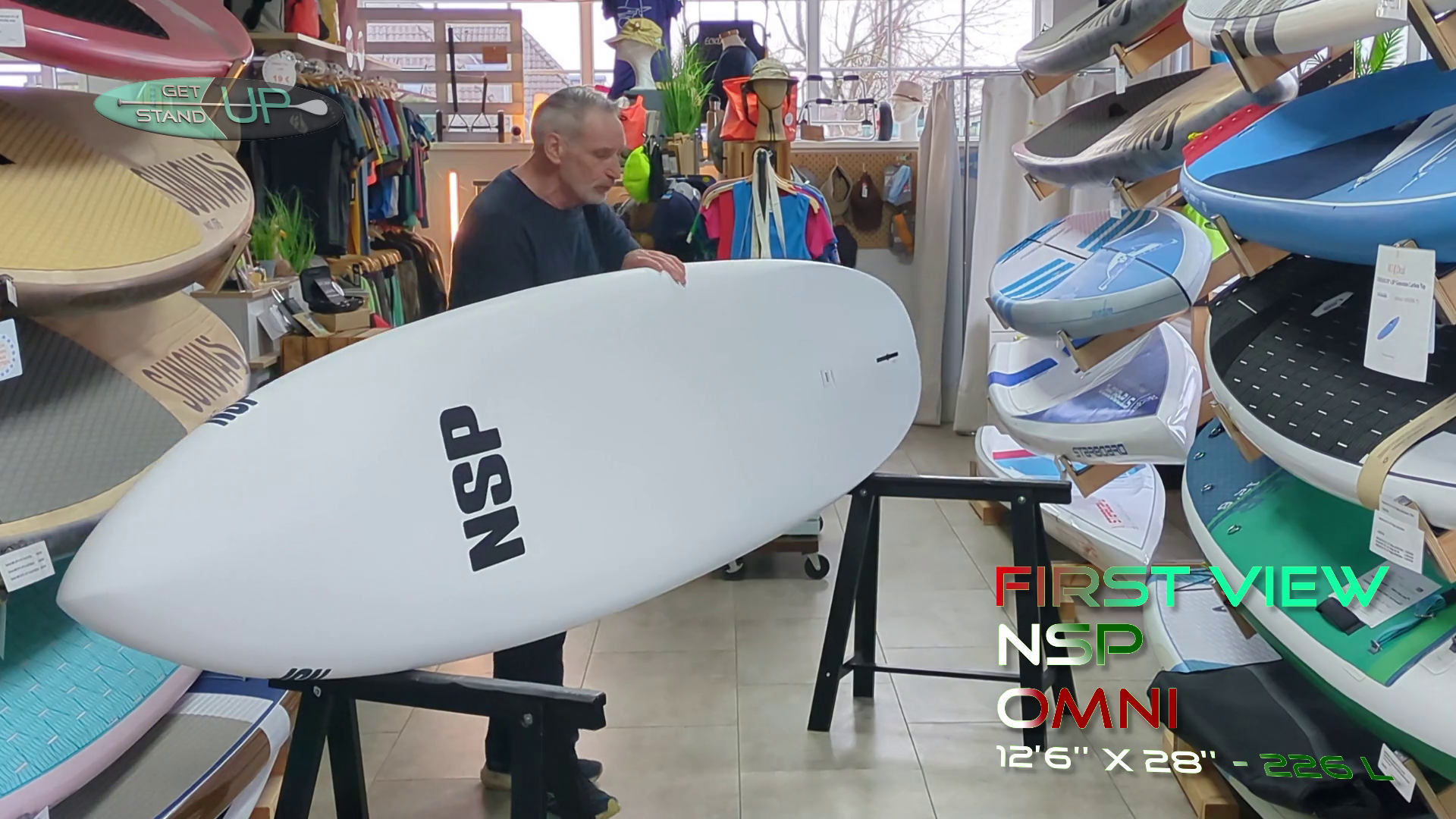 Video First View: NSP Omni 12’6” x 28”